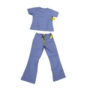 wonderwink scrub set Light Blue Size Medium NWT